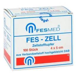 ZELLSTOFFTUPFER FES ZELL 4x5 cm yüksek ağartılmış, 100 adet