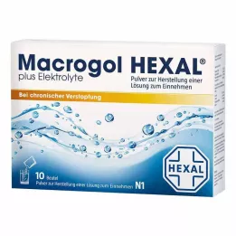 MACROGOL HEXAL artı elektrolitler Plv.z.H.e.L.z.E., 10 adet