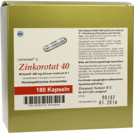 ZINKOROTAT 40 Leinersan kapsülü, 180 adet