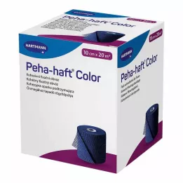 PEHA-HAFT Renkli Sabitleme Bandı lateks içermez 10 cm x 20 m mavi, 1 adet