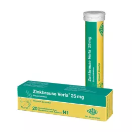 ZINKBRAUSE Verla 25 mg efervesan tablet, 20 adet