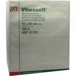 VLIWASOFT Dokumasız kompresler 10x20 cm steril olmayan 6l., 100 adet