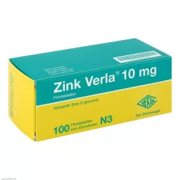 ZINK VERLA 10 mg film kaplı tabletler, 100 adet