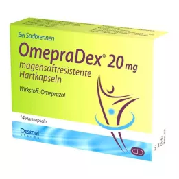 OMEPRADEX 20 mg mideye dayanıklı sert kapsüller, 14 adet