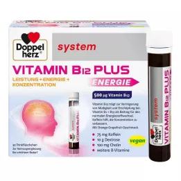 DOPPELHERZ Vitamin B12 Plus sistem içme ampulleri, 30X25 ml