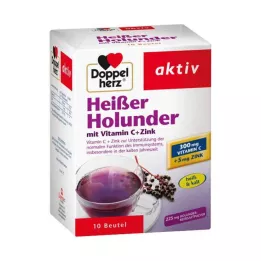 DOPPELHERZ C vitamini + çinko granüllü sıcak mürver, 10 adet