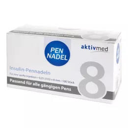PEN-NADELN Evrensel 8 kanül 0,26x8 mm, 100 adet
