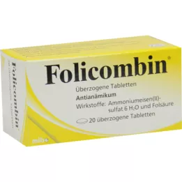 FOLICOMBIN kaplı tabletler, 20 adet