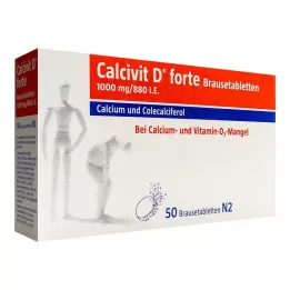 CALCIVIT D forte efervesan tablet, 50 adet