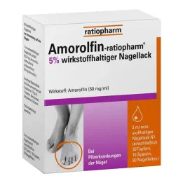 AMOROLFIN-oranpharm %5 aktif madde içeriği oje, 3 ml