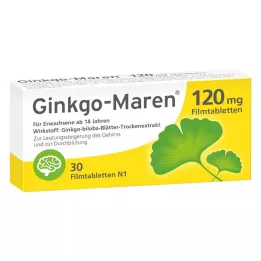 GINKGO-MAREN 120 mg film kaplı tabletler, 30 adet
