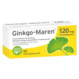 GINKGO-MAREN 120 mg film kaplı tabletler, 60 adet