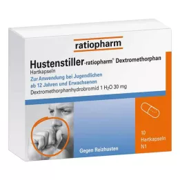 HUSTENSTILLER-ratiopharm Dekstrometorfan kapsülleri, 10 adet