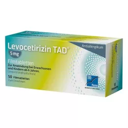 LEVOCETIRIZIN TAD 5 mg film kaplı tablet, 50 adet