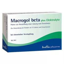 MACROGOL beta artı elektrolit tozu, oral uygulama için, 10 adet