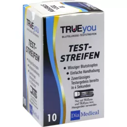 TRUEYOU Kan şekeri test çubukları, 10 adet