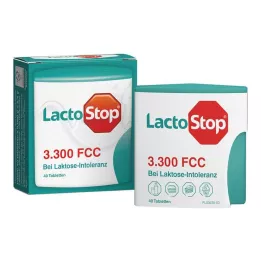 LACTOSTOP 3.300 FCC Tablet tıklama dağıtıcısı, 40 adet