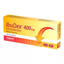 IBUDEX 400 mg film kaplı tablet, 20 adet