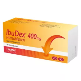 IBUDEX 400 mg film kaplı tabletler, 50 adet