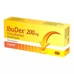 IBUDEX 200 mg film kaplı tablet, 10 adet