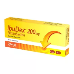 IBUDEX 200 mg film kaplı tablet, 20 adet