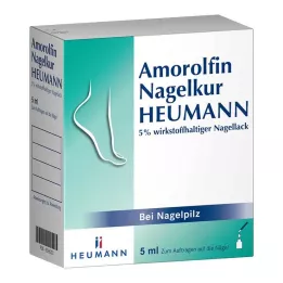 AMOROLFIN Nagelkur Heumann %5 wst.halt.tırnak cilası, 5 ml
