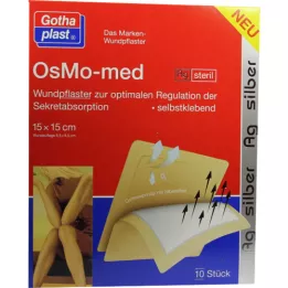 OSMO MED AG Yara alçısı steril 15x15 cm, 10 adet