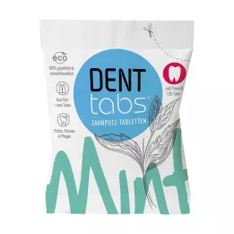 DENTTABS Diş macunu tabletleri stevia-nane florürlü, 125 adet