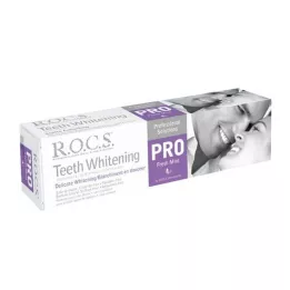ROCS PRO nazik beyazlatıcı taze nane diş macunu, 135 gr