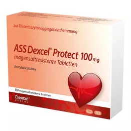 ASS Dexcel Protect 100 mg mide-dayanıklı tabletler, 100 adet