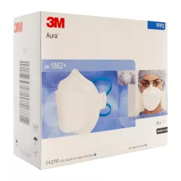 ATEMSCHUTZMASKE 3M 1862+ valfsiz Aura FFP2, 20 adet