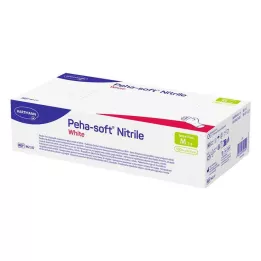 PEHA-SOFT nitril beyaz Alt eller, steril olmayan, M, 100 adet