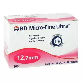 BD MICRO-FINE ULTRA Kalem iğneleri 0,33x12,7 mm, 100 adet