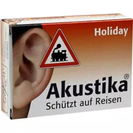 AKUSTIKA Tatil rüzgarına karşı koruma yünü + gürültüye karşı koruma tıpaları, 1 p