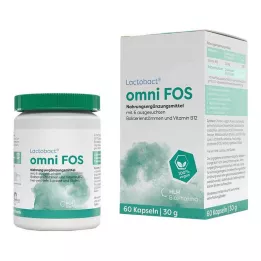 LACTOBACT omni FOS mideye dayanıklı kapsüller, 60 adet