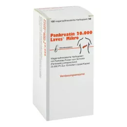 PANKREATIN 20.000 Laves Micro gastro-dirençli sert kapsül, 100 adet