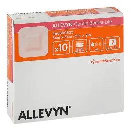 Allevyn Gentle Border Lite 5x5 cm köpük bandaj, 10 adet
