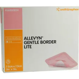 Allevyn Gentle Border Lite 7,5x7,5 cm köpük bandaj, 10 adet
