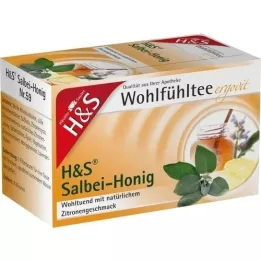 H&S Limonlu adaçayı balı ile iyi hissettiren çay şişesi, 20X2,0 g