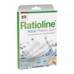 RATIOLINE aqua duş alçısı Plus 10x15 cm steril, 5 adet