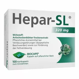 HEPAR-SL 320 mg sert kapsül, 100 adet