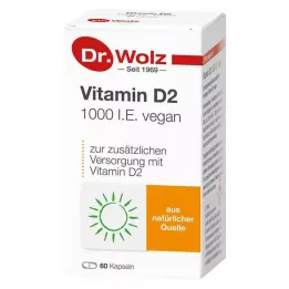 VITAMIN D2 1000 I.E. vegan kapsül, 60 adet