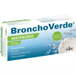 BRONCHOVERDE Öksürük Balgam Söktürücü 50 mg Efervesan Tablet, 10 adet