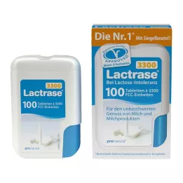 LACTRASE Tıklamalı dağıtıcıda 3.300 FCC tablet, 100 adet