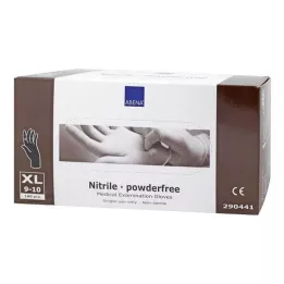 NITRIL Pudrasız eldiven x-large siyah, 180 parça