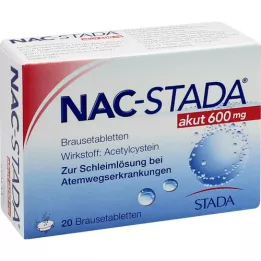 NAC STADA akut 600 mg efervesan tablet, 20 adet