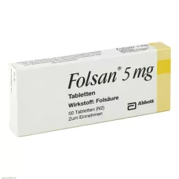 FOLSAN 5 mg tabletler, 50 adet