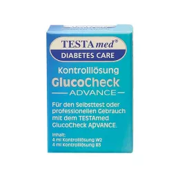 TESTAMED GlucoCheck Advance kontrol solüsyonu, 4 ml