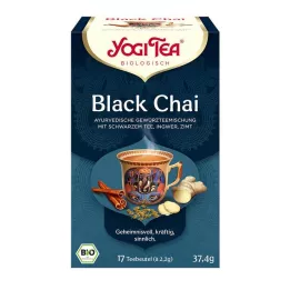 YOGI TEA Black Chai Organik Filtre Torbaları, 17X2,2 g