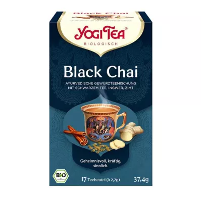 YOGI TEA Black Chai Organik Filtre Torbaları, 17X2,2 g